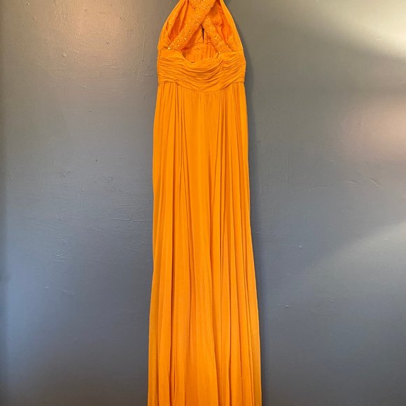 Cache Prom Dress Empire Waist Cross Back Gown - Picture 5 of 6